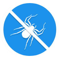 spiders logo blue